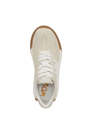 Sam Edelman Cream Langley Regular Fit Lace-Up Trainers - Image 6 of 7