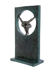 Libra Interiors Precision Diver antiikkinen pronssiveistos Koriste - Kuva 2 / 6