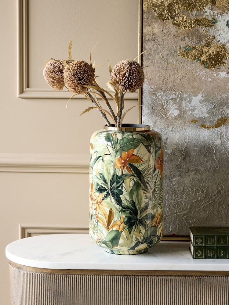 Libra Interiors Green Large Paradise Vase Vase - Image 1 of 6