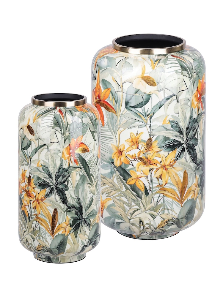 Libra Interiors Green Large Paradise Vase Vase - Image 6 of 6 Libra Interiors Green Large Paradise Vase Vase - Image 6 of 6