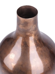 Libra Interiors Large Tambora Copper Finish Metal Vase - Obrázek 5 z 6