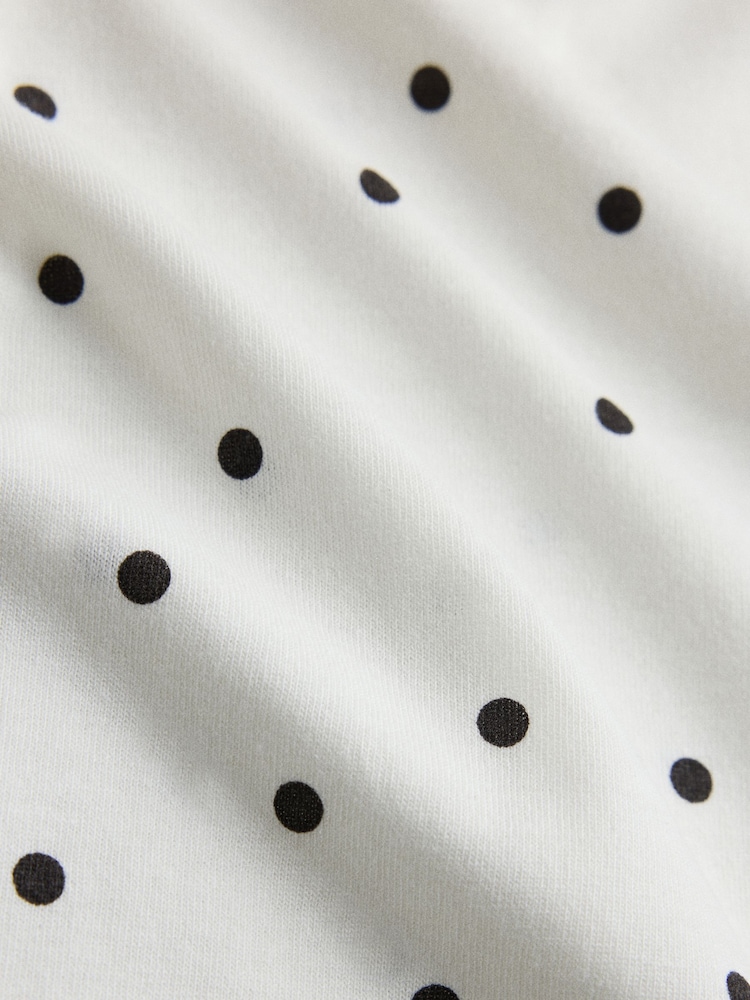 The Set 4 Pack Cotton Blend Long Sleeve T-Shirt and Long Leg Pyjamas Chocolate Brown/Cream/Light Brown/Spot - Image 11 of 11 The Set 4 Pack Cotton Blend Long Sleeve T-Shirt and Long Leg Pyjamas Chocolate Brown/Cream/Light Brown/Spot - Image 11 of 11