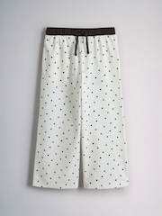 The Set 4 Pack Cotton Blend Long Sleeve T-Shirt and Long Leg Pyjamas Chocolate Brown/Cream/Light Brown/Spot - Image 8 of 11