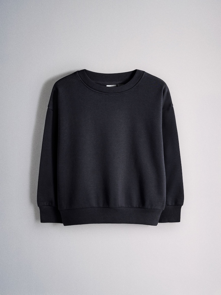 The Set 4 Pack Regular Crew Sweatshirts Navy/Grey - Image 2 of 7