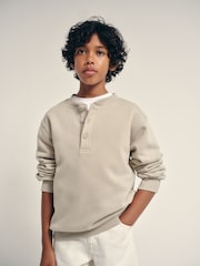 The Set 3 Pack Sweat Henley Tops - Image 1 de 11