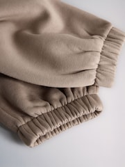 The Set 3 Pack Cuffed Joggers Grey Marl/Light Brown/Brown - Image 5 of 6