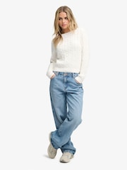 Superdry Cream Essentials Cable Jumper - Image 5 of 5