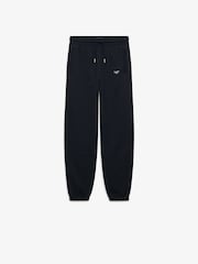 Superdry Blue Signature Emb Cuffed Joggers - Image 1 of 2