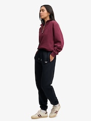 Superdry Blue Signature Emb Cuffed Joggers - Image 4 of 7