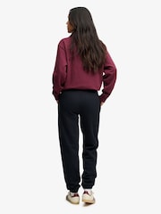 Superdry Blue Signature Emb Cuffed Joggers - Image 5 of 7