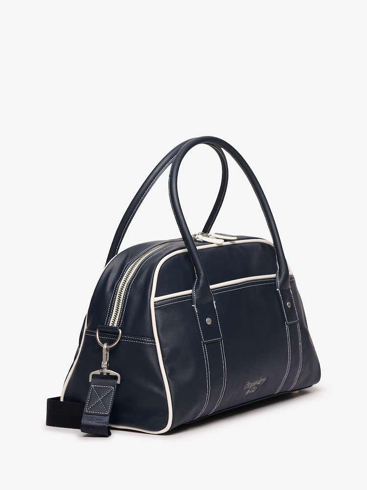 Superdry Blue Vintage Bowling Bag - Image 2 of 5