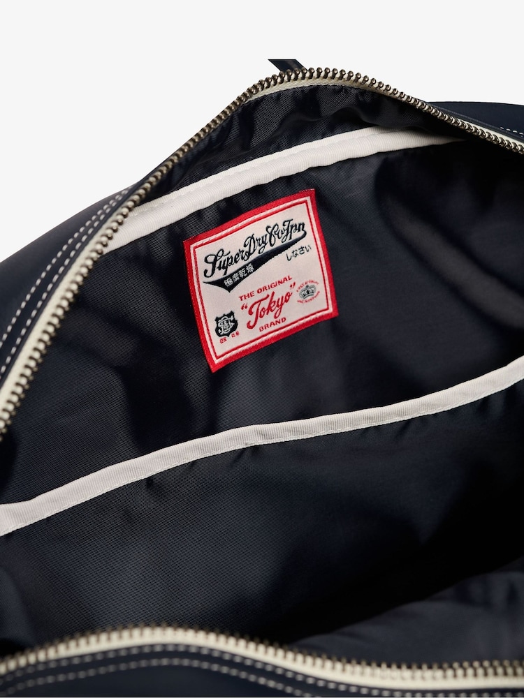 Superdry Blue Vintage Bowling Bag - Image 7 of 7