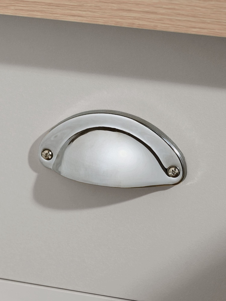 Birlea Grey Highgate 2 Drawer Console Table - Image 2 of 5