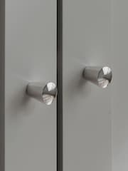 Birlea Grey Highgate 2 Door 2 Drawer Sideboard - Image 5 of 6