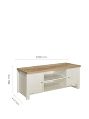 Birlea Cream Highgate Large TV Unit - Image 5 of 6