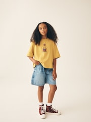 Ochre Soy Oversized Graphic Print T-Shirt (3-16yrs) - Image 1 of 8