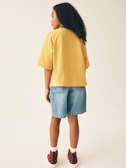 Ochre Soy Oversized Graphic Print T-Shirt (3-16yrs) - Image 3 of 8