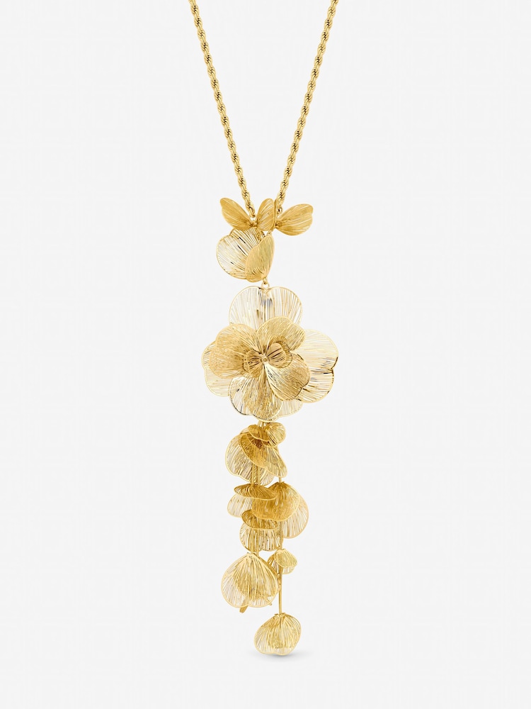 Mood Gold Tone Buttefly Necklace - Image 1 of 1
