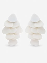 Mood Gold Tone Statement Shell Droplet Earrings - Image 1 of 3