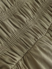 Khaki Jersey Balloon Leg Jumpsuit - Image 8 of 9