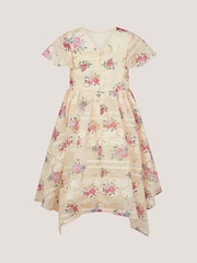 Monsoon Tayla Floral Print Broderie Dress - Imaginea 2 din 4