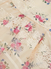 Monsoon Tayla Floral Print Broderie Dress - Imaginea 4 din 4