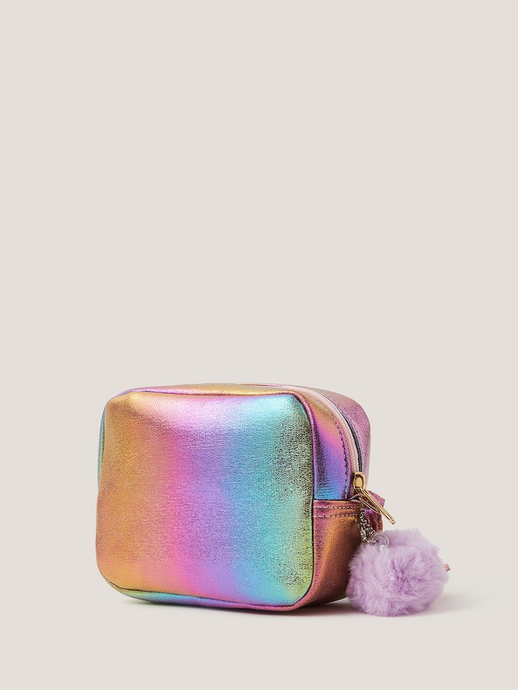 Monsoon Pink Quilted Rainbow Bag - Image 2 of 3 Monsoon Pink Quilted Rainbow Bag - Image 2 of 3