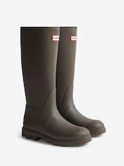 Hunter Brown Unisex Downpour Neoprene Tall Boots - Image 2 of 4