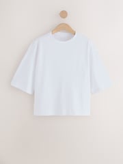 Grey/White/Red Boxy Short Sleeve T-Shirt 3 Pack - Image 3 of 6