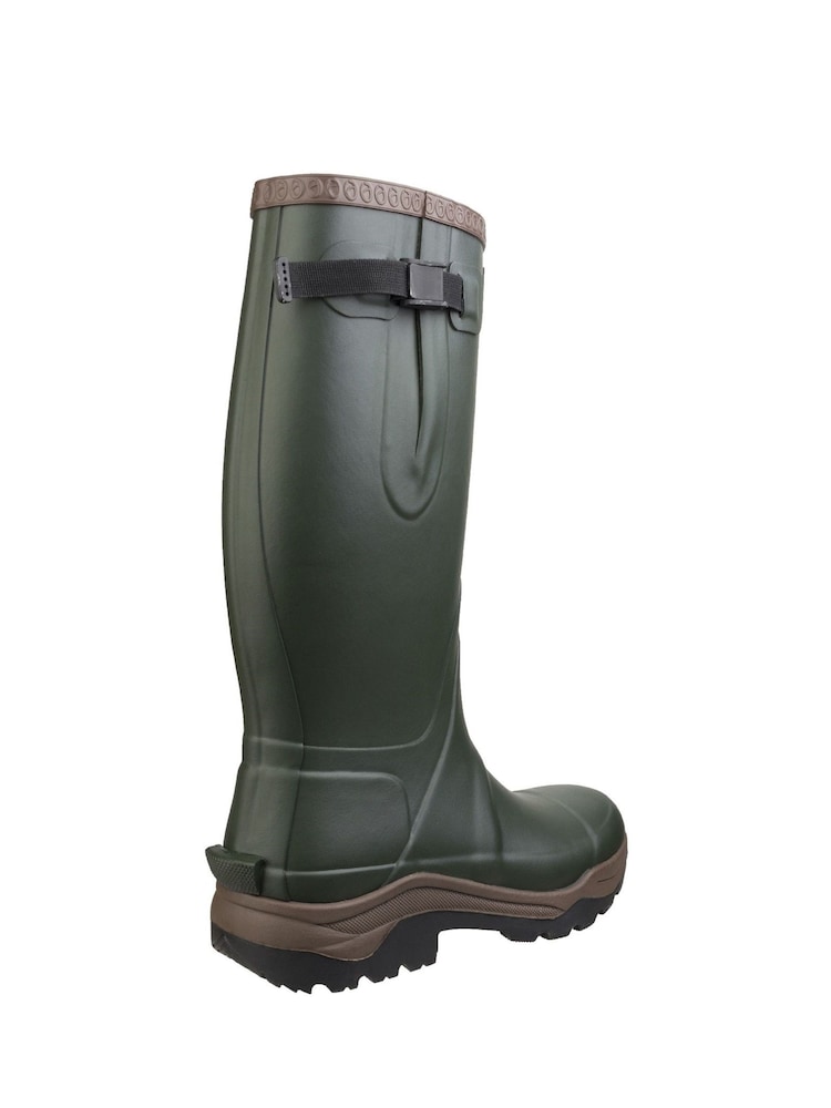Cotswolds Green Compass Neoprene Rubber Wellingtons - Image 2 of 5