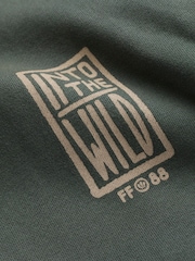 „FatFace Hayle Into The Wild“ grafikos stiliaus megztinis su gobtuvu - 7 paveikslėlis iš 7