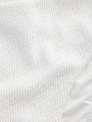 Cream Crinkle High Waist High Leg Bikini Bottom - Image 3 of 3