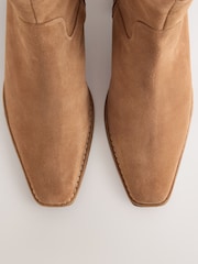 Tan Brown Forever Comfort® Ankle Western Boots - Image 5 of 5