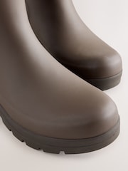 Chocolate Brown Chunky Knee High Wellies - Image 4 of 5