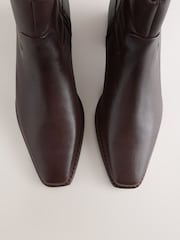 Chocolate Brown Forever Comfort® Ankle Western Boots - Image 10 of 10