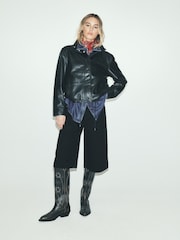Chocolate Brown Forever Comfort® Stitched Western Knee High Boots - Image 1 of 9