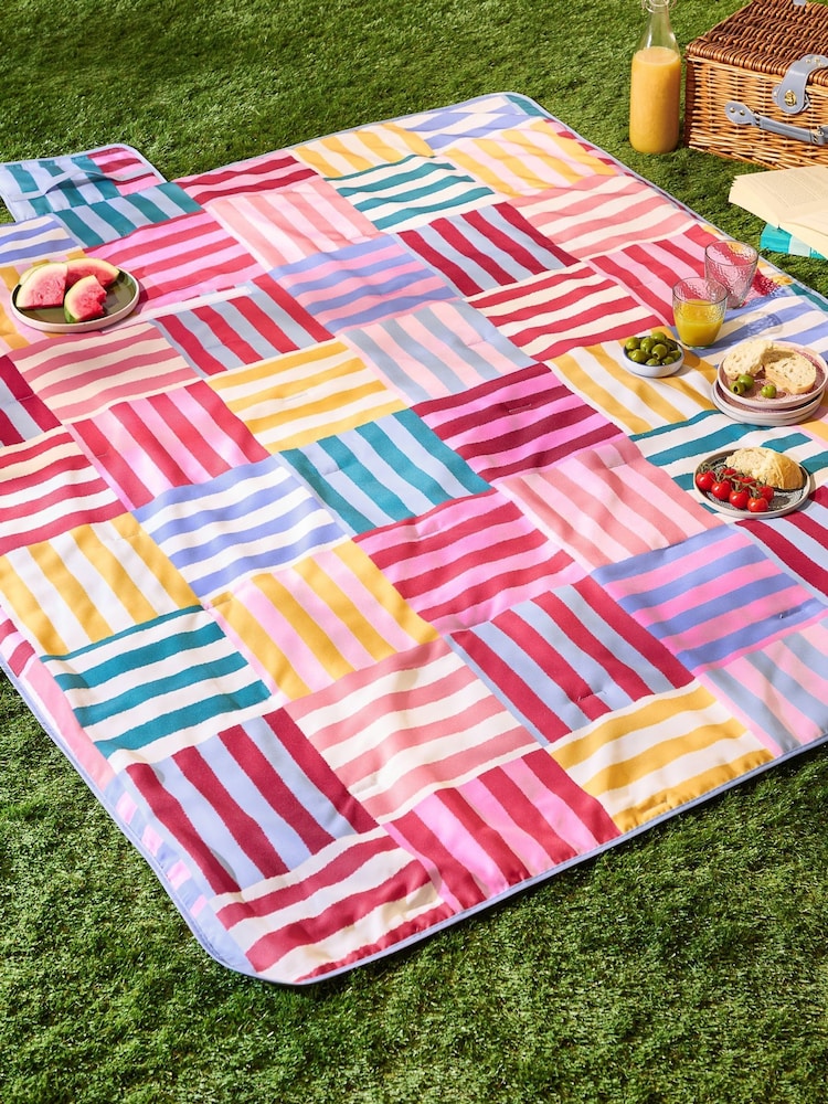 Furn Multicolour Ana Water-Resistant Outdoor Picnic Blanket - Image 1 of 5 Furn Multicolour Ana Water-Resistant Outdoor Picnic Blanket - Image 1 of 5