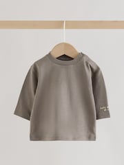 Grey Baby Long Sleeve T-Shirts 4 Pack (0mths-2yrs) - Image 5 of 10