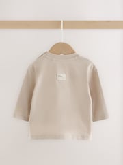 Grey Baby Long Sleeve T-Shirts 4 Pack (0mths-2yrs) - Image 7 of 10