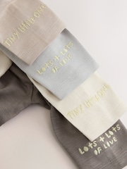 Grey Baby Long Sleeve T-Shirts 4 Pack (0mths-2yrs) - Image 8 of 10