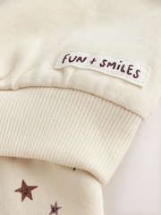 Blue/Neutral Baby Sweat Top and Wide Leg Joggers Set 6 Piece (0mths-2yrs) - Image 14 of 15