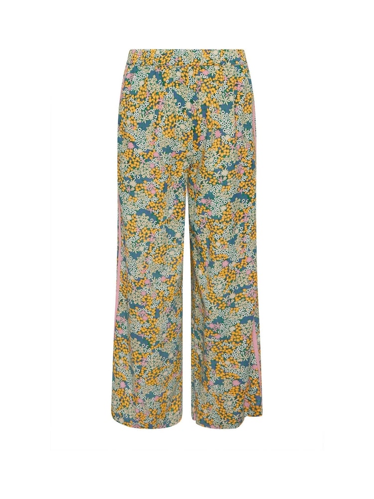 PixieGirl Petite Green Ditsy Wide Leg Side Stripe Trousers - Image 6 of 6 PixieGirl Petite Green Ditsy Wide Leg Side Stripe Trousers - Image 6 of 6