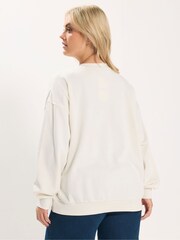 Yours Curve Natural Sweatshirt - Image 3 of 5