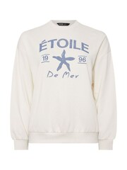 Yours Curve Natural Sweatshirt - Image 5 of 5