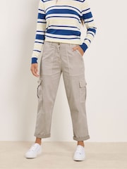 M&Co Natural Petite Cargo Trousers - Image 1 of 4