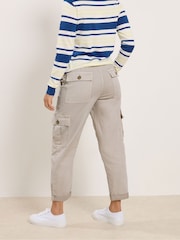 M&Co Natural Petite Cargo Trousers - Image 3 of 4