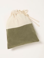 FatFace 2 Pack Khaki/Natural Short Sleeve Henley Top - Image 8 of 8