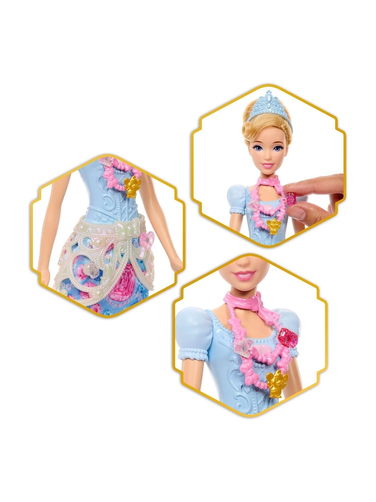 Mattel Games Disney Princess Jewel Reveal Cinderella Doll - Image 2 of 3