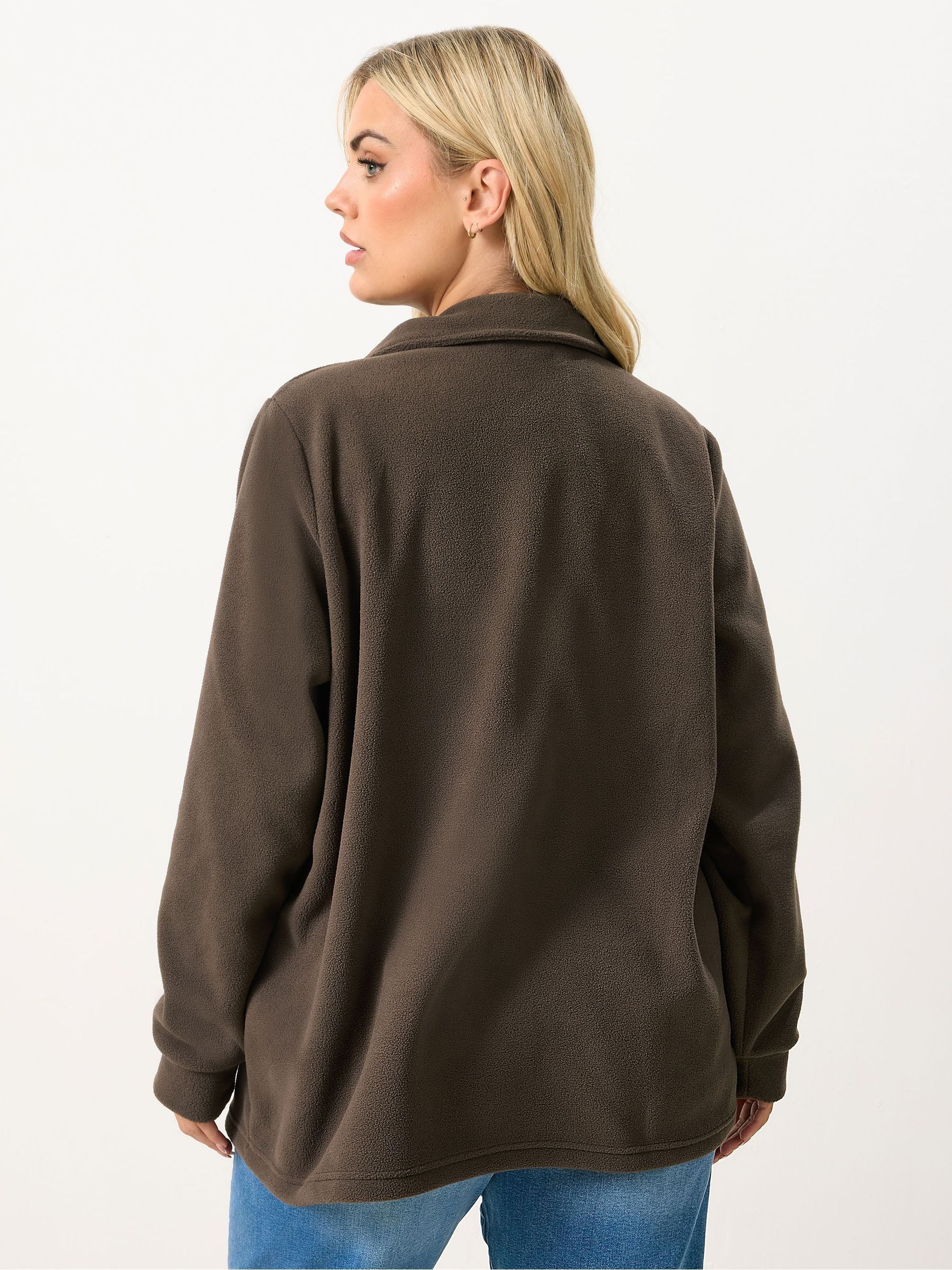 Buy Yours Curve Brown Half Zip Colorado Fleece from Next South Africa
