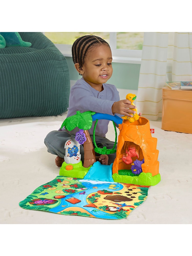 Mattel Games Little People Dinosaur Village & Playmat - Image 3 of 3